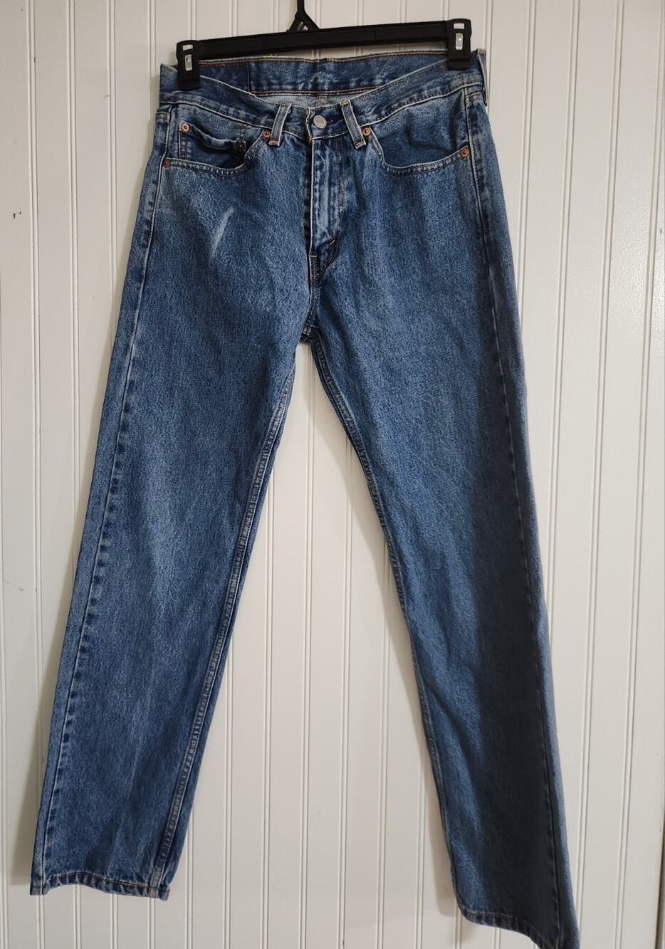 Vintage Levi's 505 Jeans Men's 31x32 Red Tab Faded Wash
